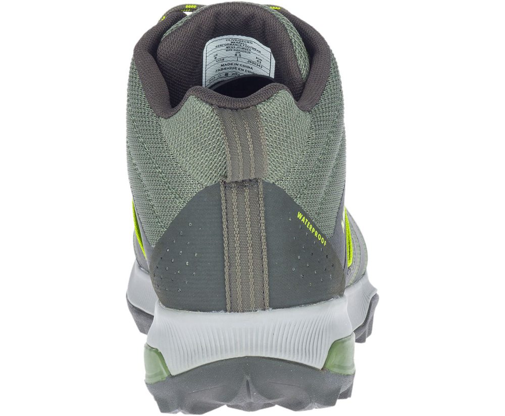 Merrell Vandrestøvler Herre - Zion Fst Mid Waterproof - Olivengrøn - YNW058794